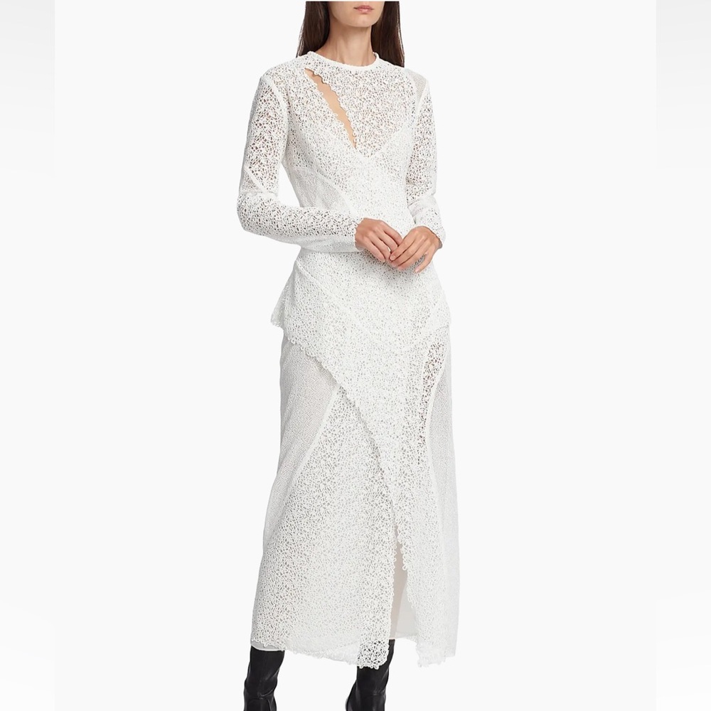Proenza Schouler embroidered lace gown